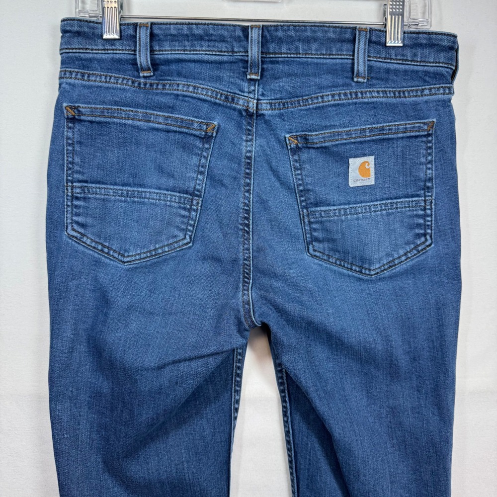 Carhartt Slim Fit Jeans Womens 8 Regular Blue‎ Denim Medium Wash BD4976-W - Picture 11 of 13